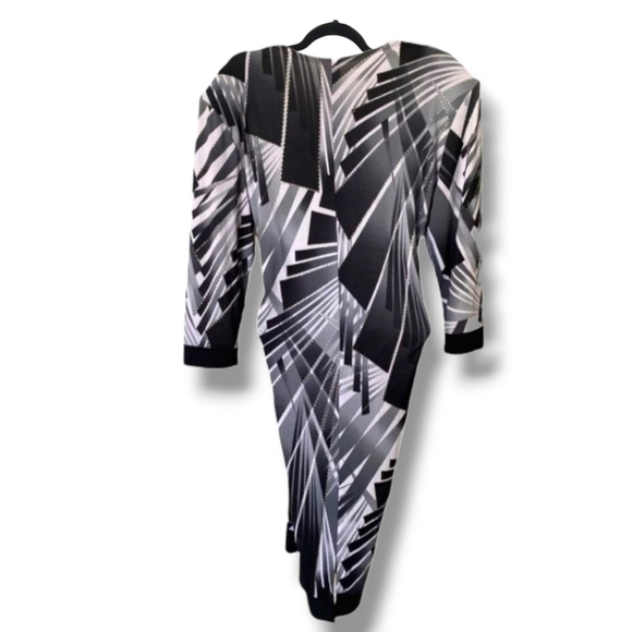 Nataly Collection Geometrical Dress BRAND NEW WITHOUT TAGS - Picture 4 of 7